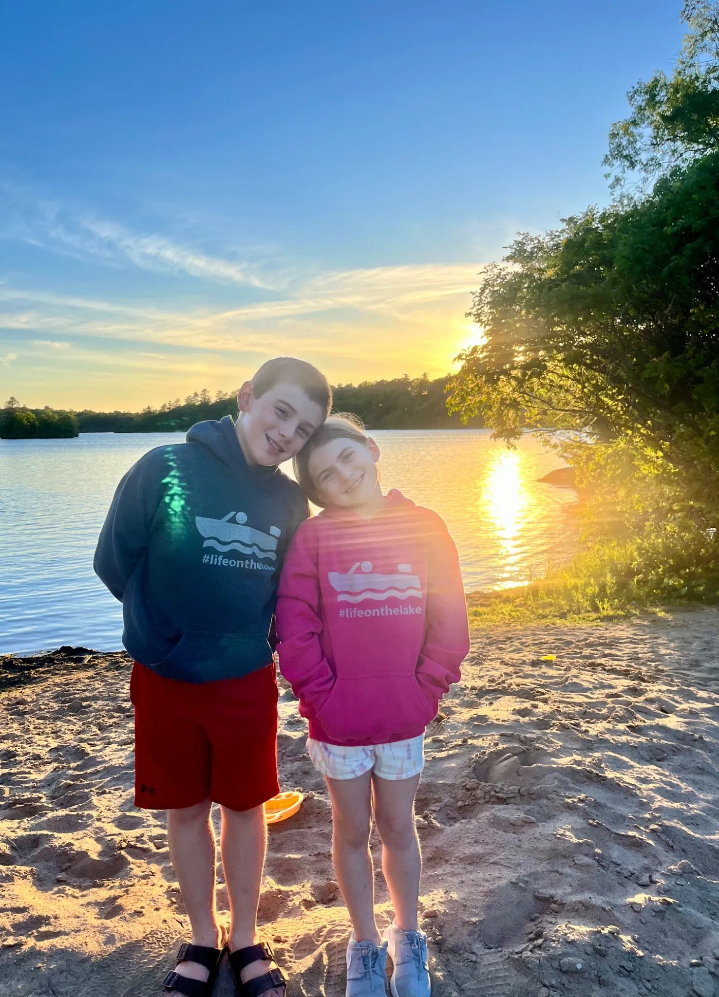 Life On the Lake Youth Hoodies