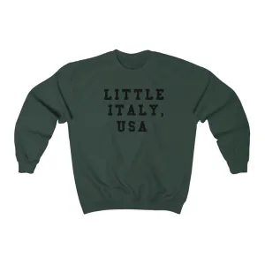 Little Italy, USA Unisex Heavy Blend Crewneck Sweatshirt