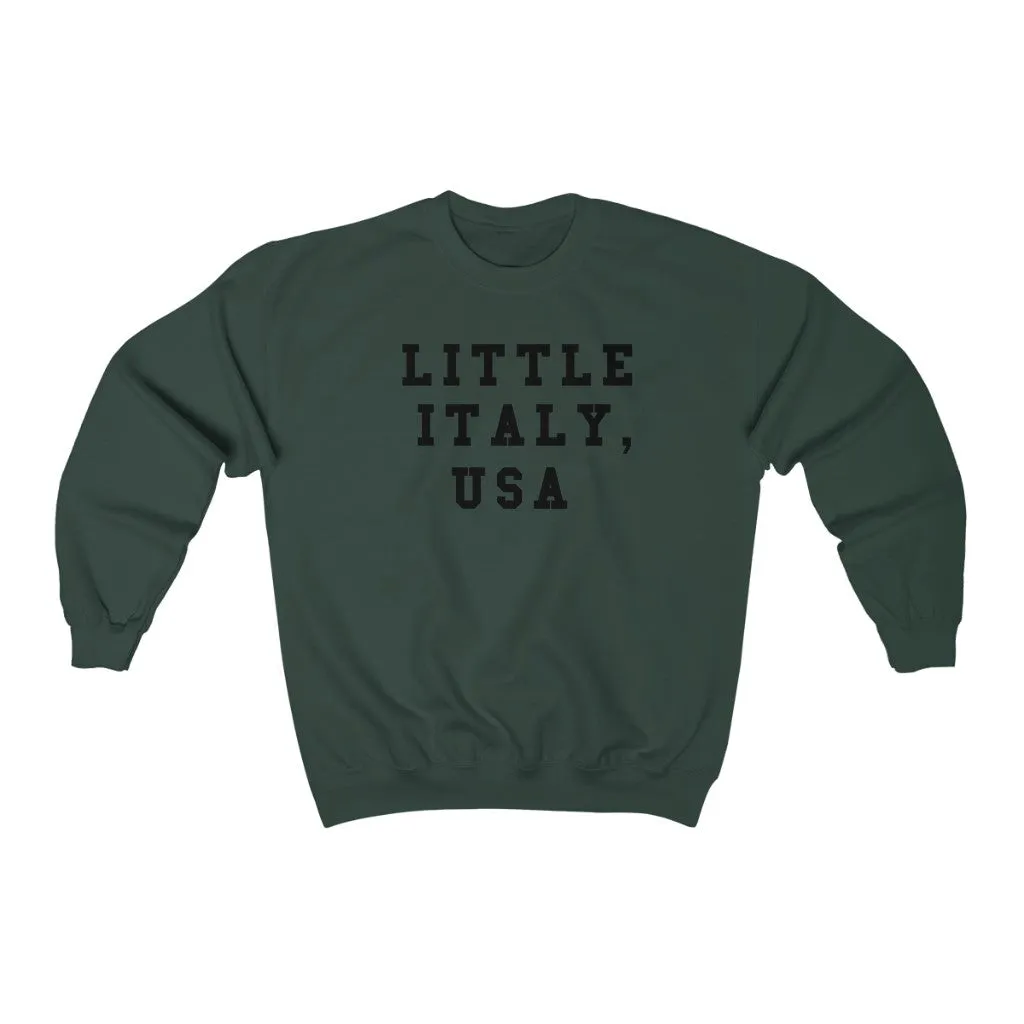Little Italy, USA Unisex Heavy Blend Crewneck Sweatshirt