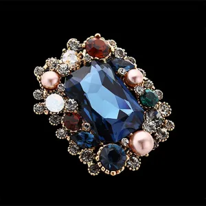 Malthace Leather Brooch Pin