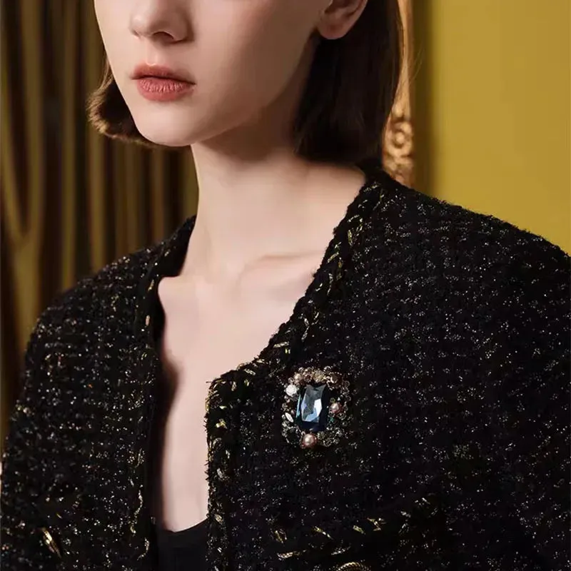 Malthace Leather Brooch Pin