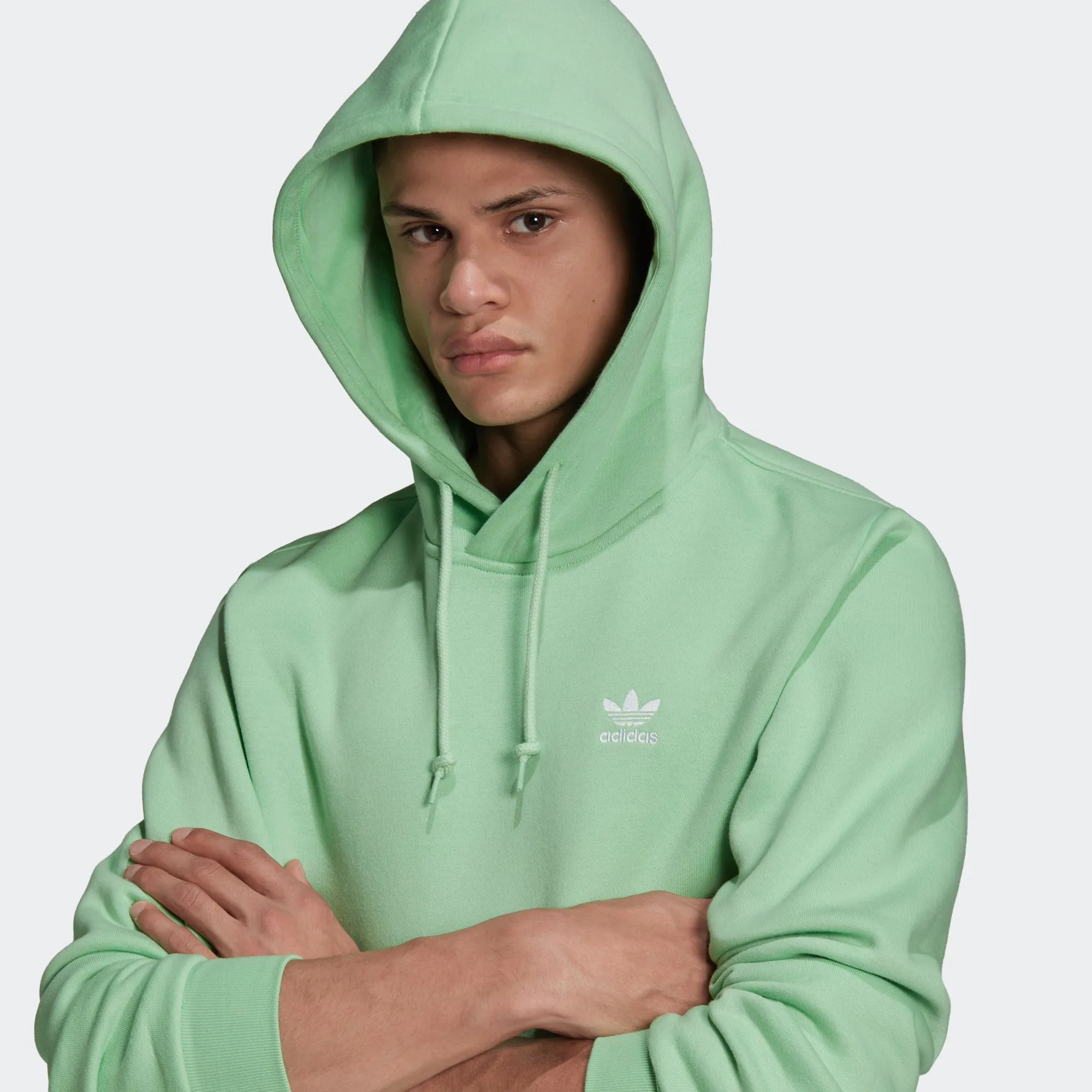 Men’s adidas Originals Adicolor Essentials Trefoil Hoodie Glory Mint