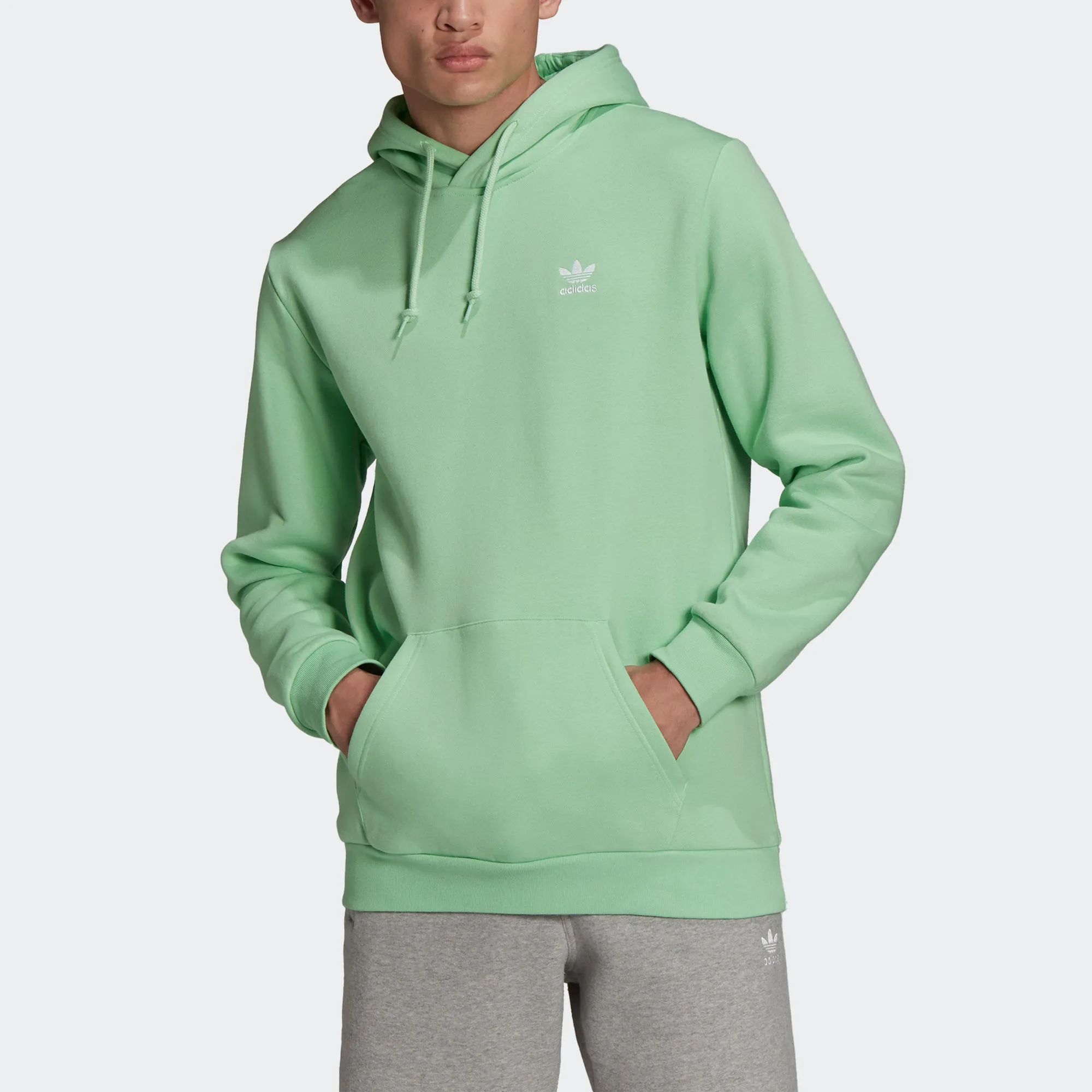 Men’s adidas Originals Adicolor Essentials Trefoil Hoodie Glory Mint