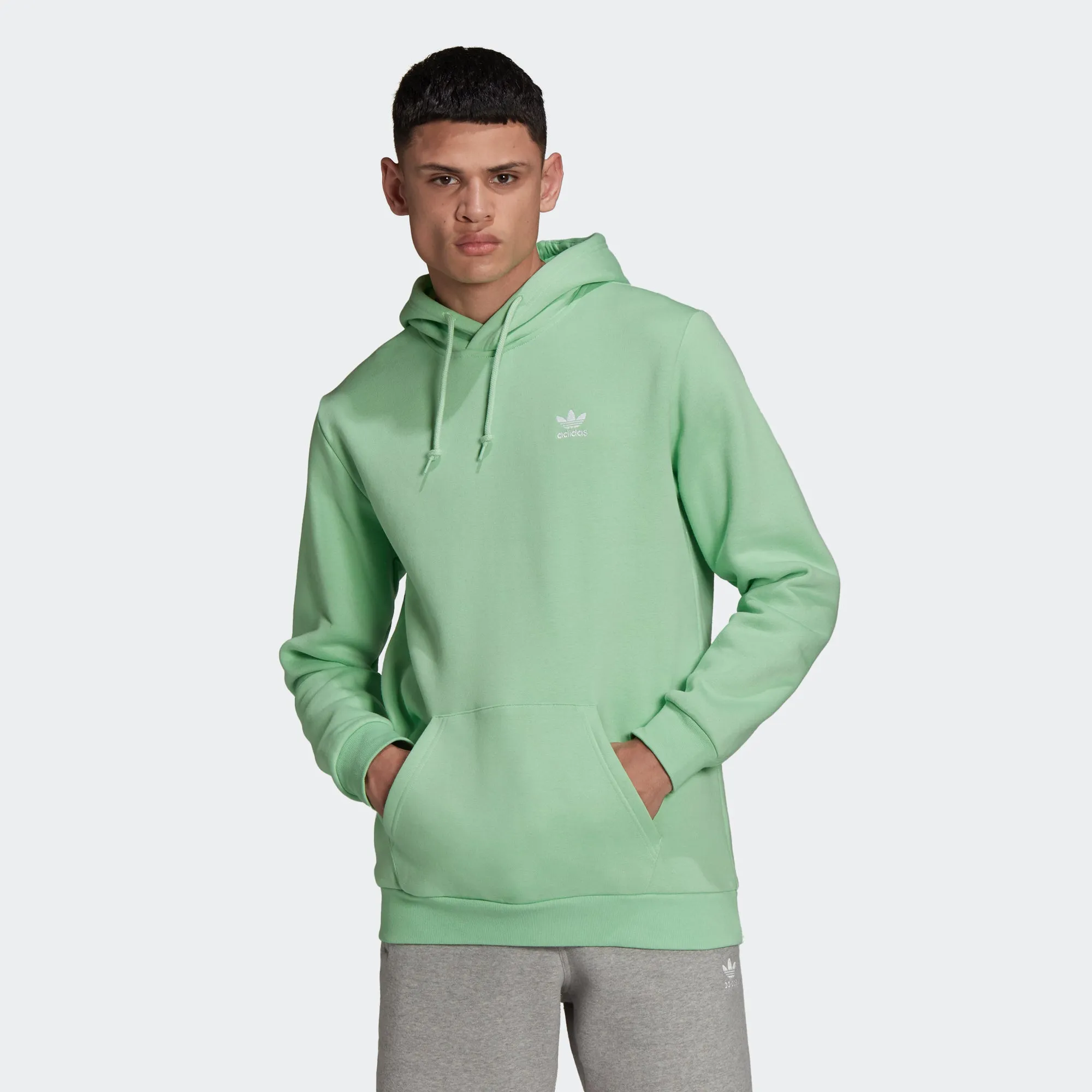 Men’s adidas Originals Adicolor Essentials Trefoil Hoodie Glory Mint