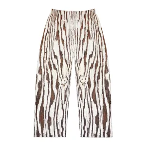 Men's Stylish Woodgrain Pajama Pants - Relaxed Comfort for Home and Leisure