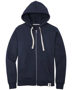 Michigan Hem Tag Zip Hoodie
