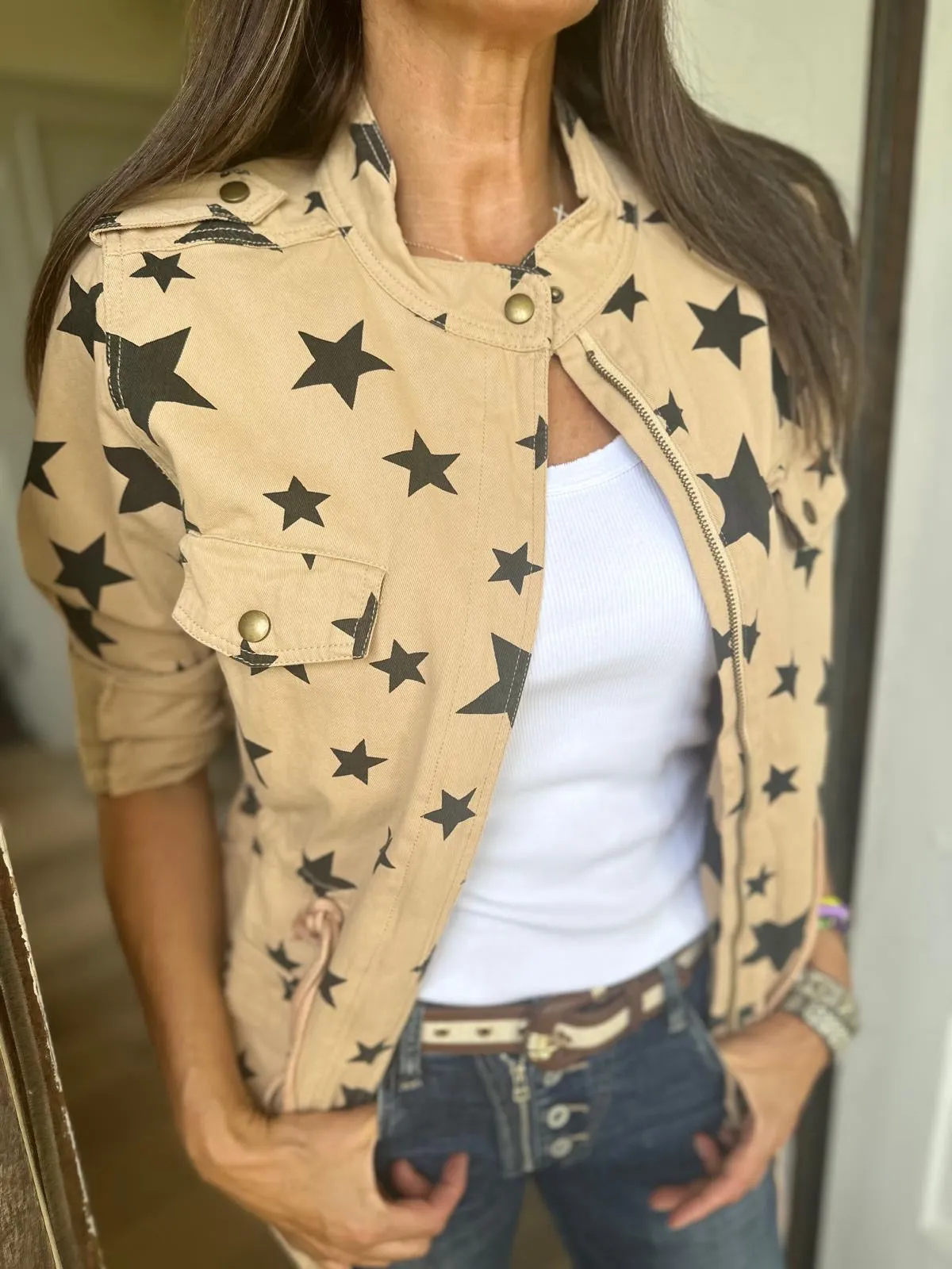 Niko Star Jacket - Sand