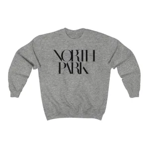 North Park Large Logo Unisex Heavy Blend Crewneck Sweatshirt