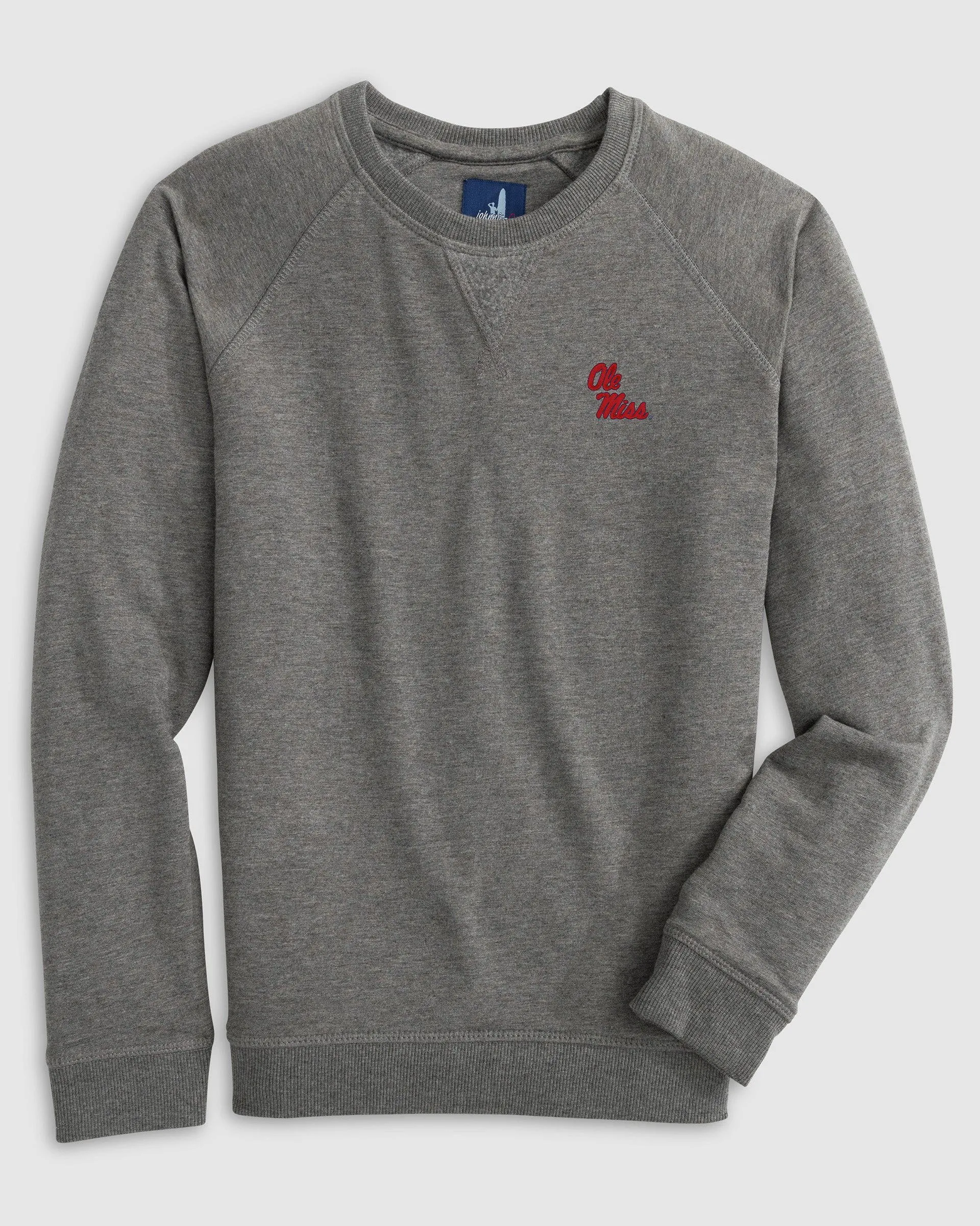 Ole Miss Freeman Jr. Crewneck Sweatshirt - Stacked Logo