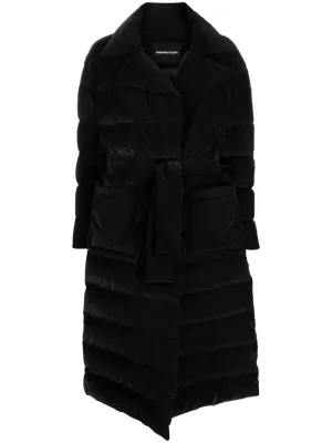 padded single-breasted coat