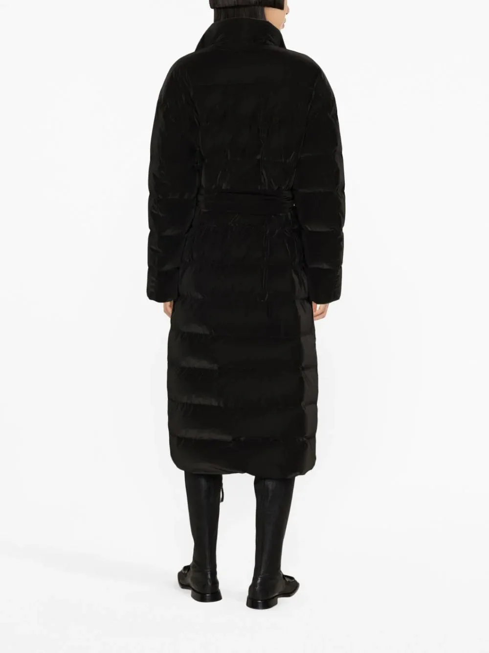 padded single-breasted coat
