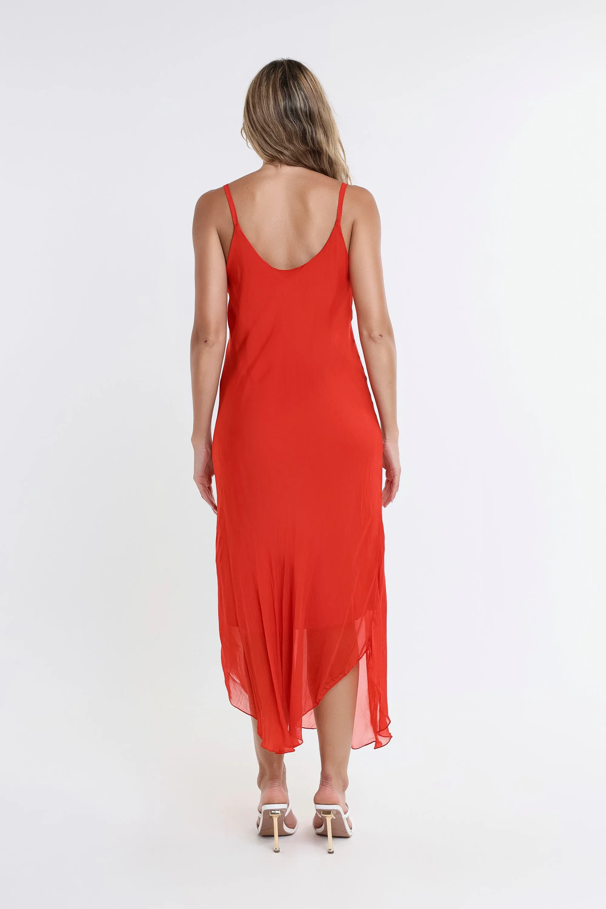 Rachel Silk Midi Dress (DT224)