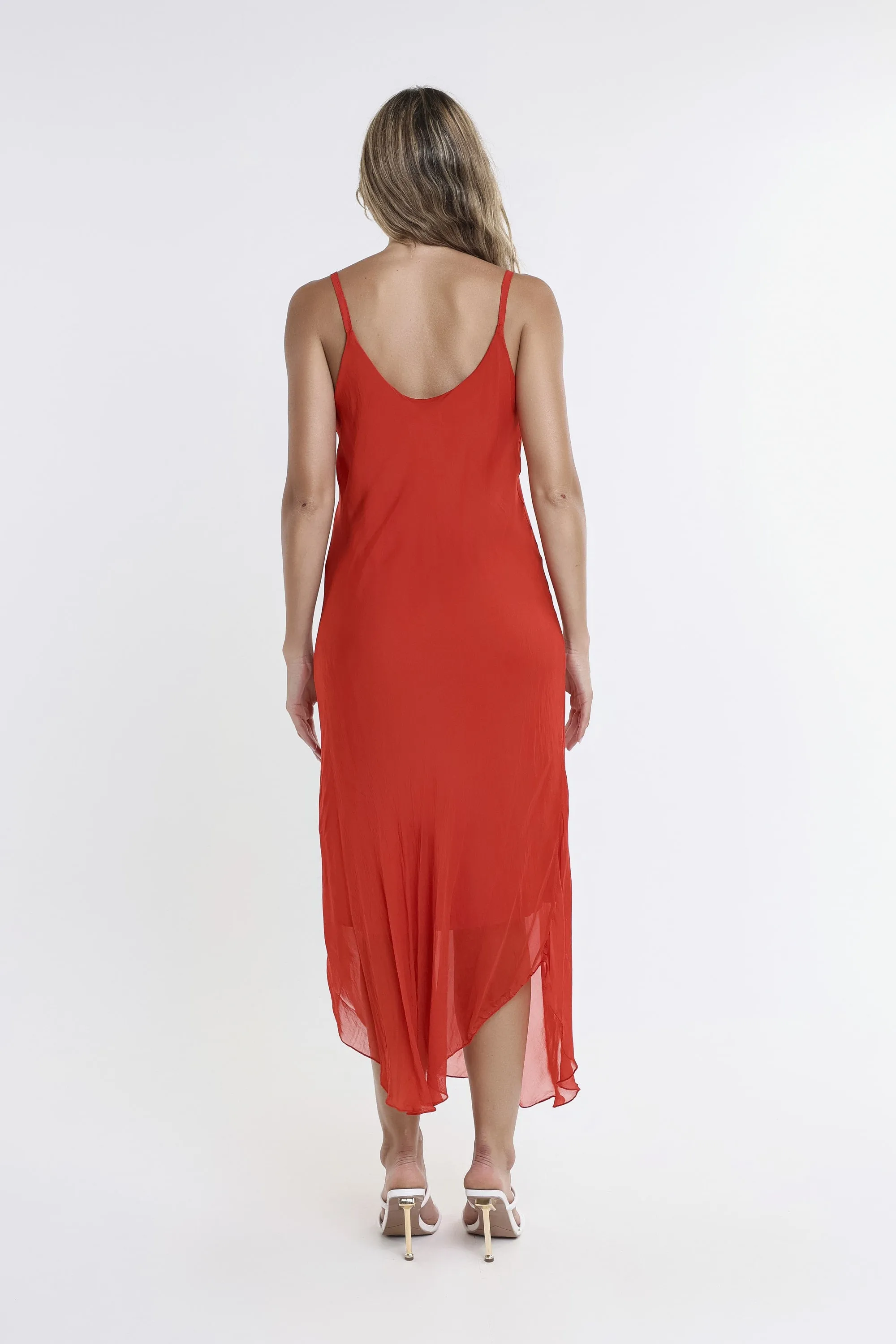 Rachel Silk Midi Dress (DT224)