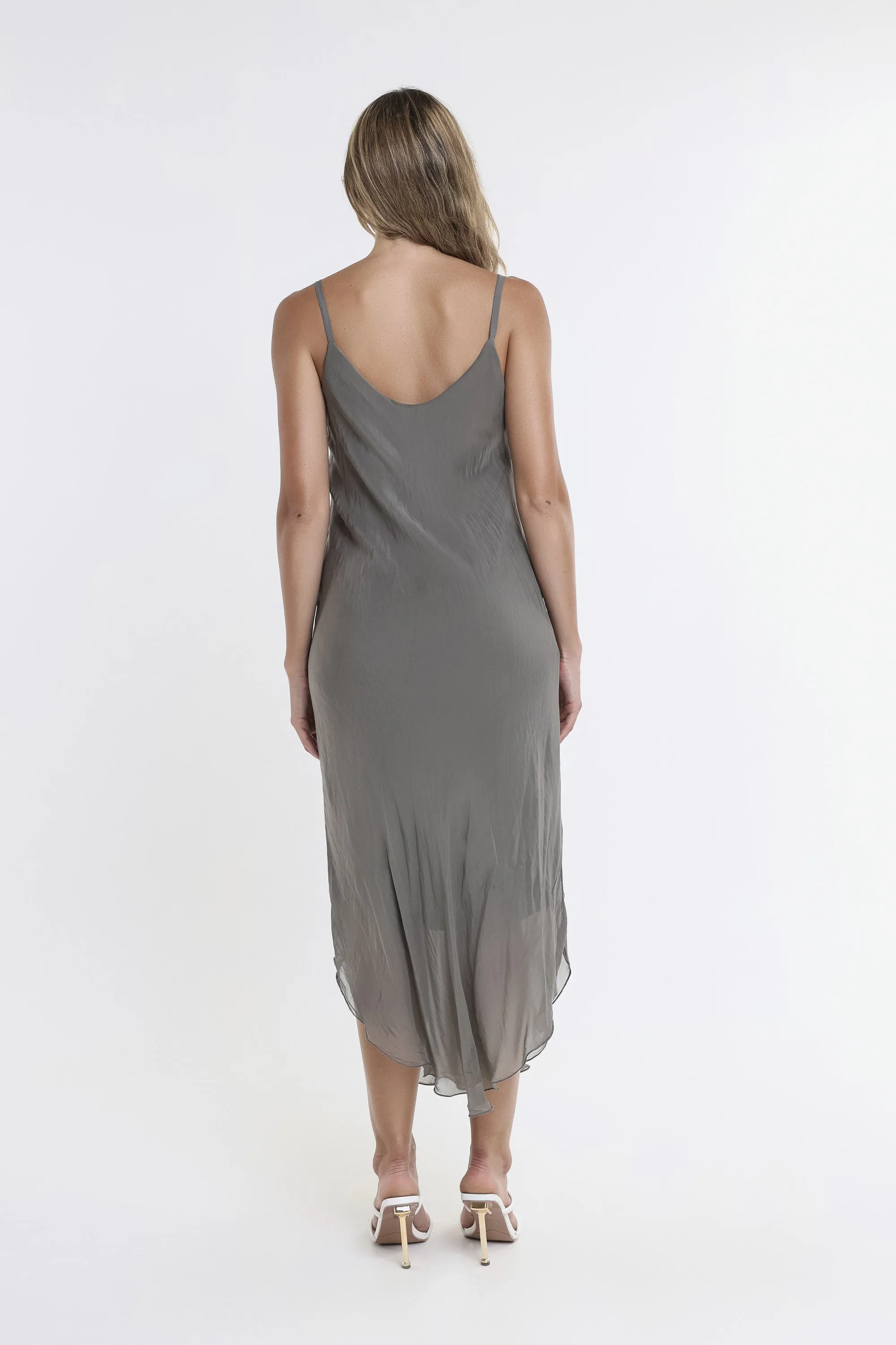 Rachel Silk Midi Dress (DT224)