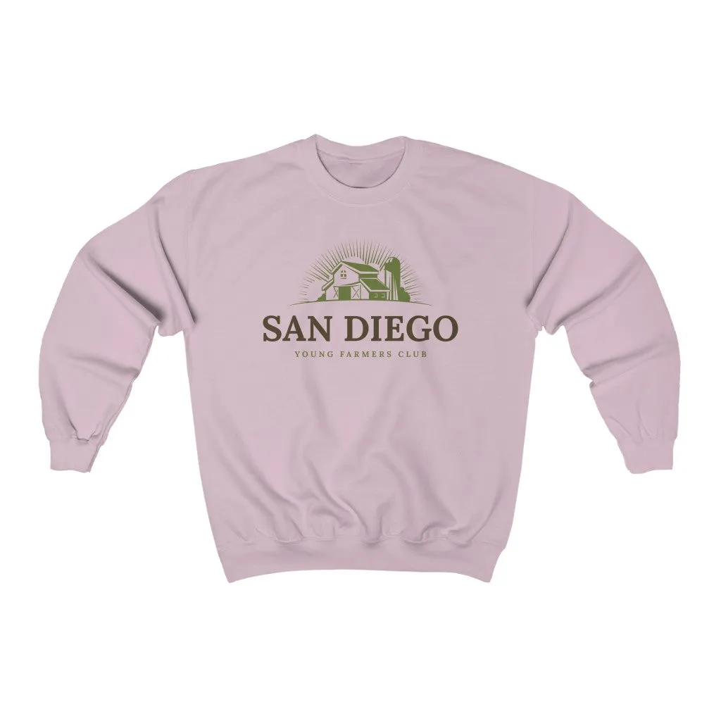 San Diego Young Farmer's Club Unisex Heavy Blend Crewneck Sweatshirt