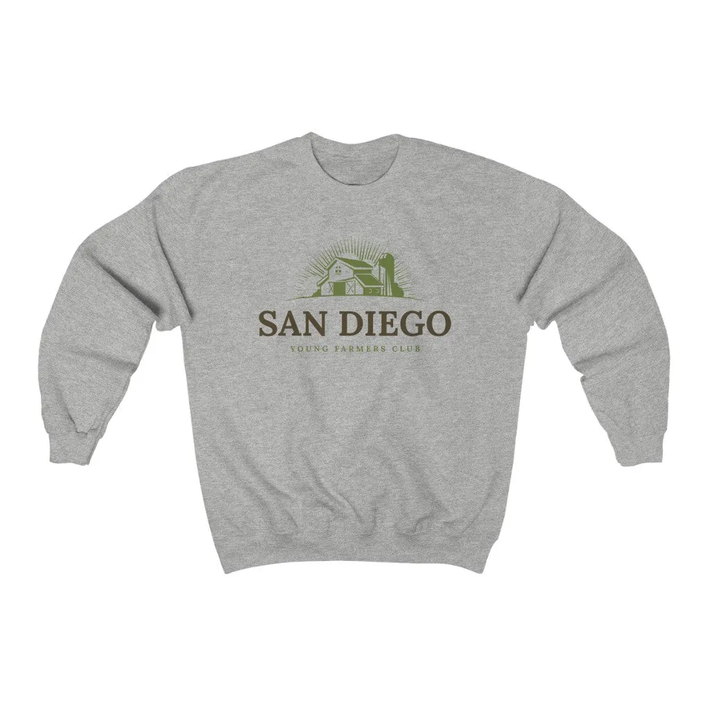 San Diego Young Farmer's Club Unisex Heavy Blend Crewneck Sweatshirt