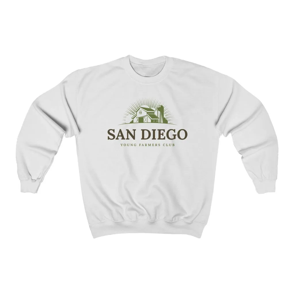 San Diego Young Farmer's Club Unisex Heavy Blend Crewneck Sweatshirt
