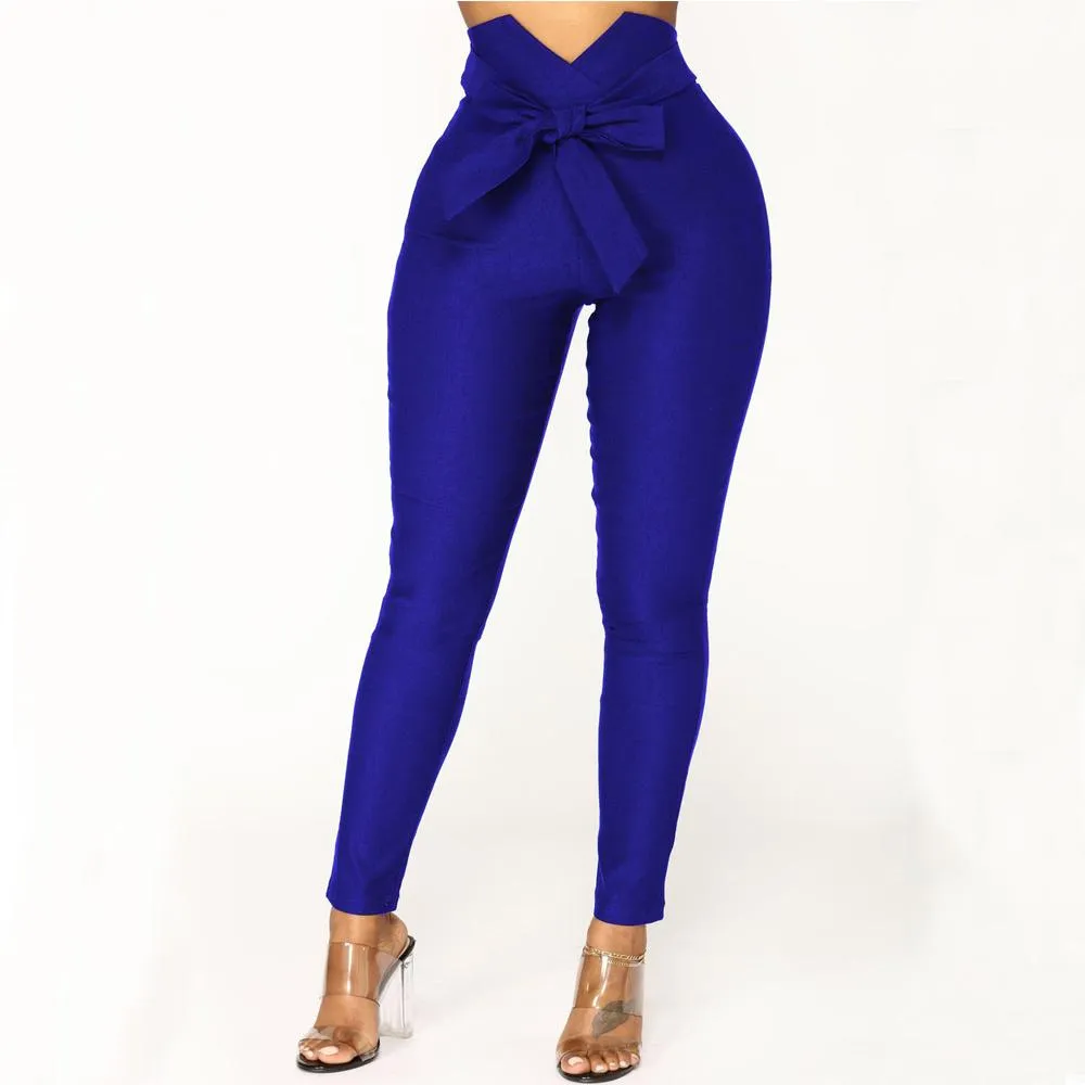 Sexy High Waist Strap Skinny Bodycon Pants