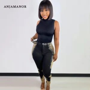 Sexy Stylish High Waisted Jeans