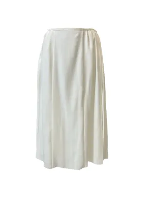 Silk Midi Skirt