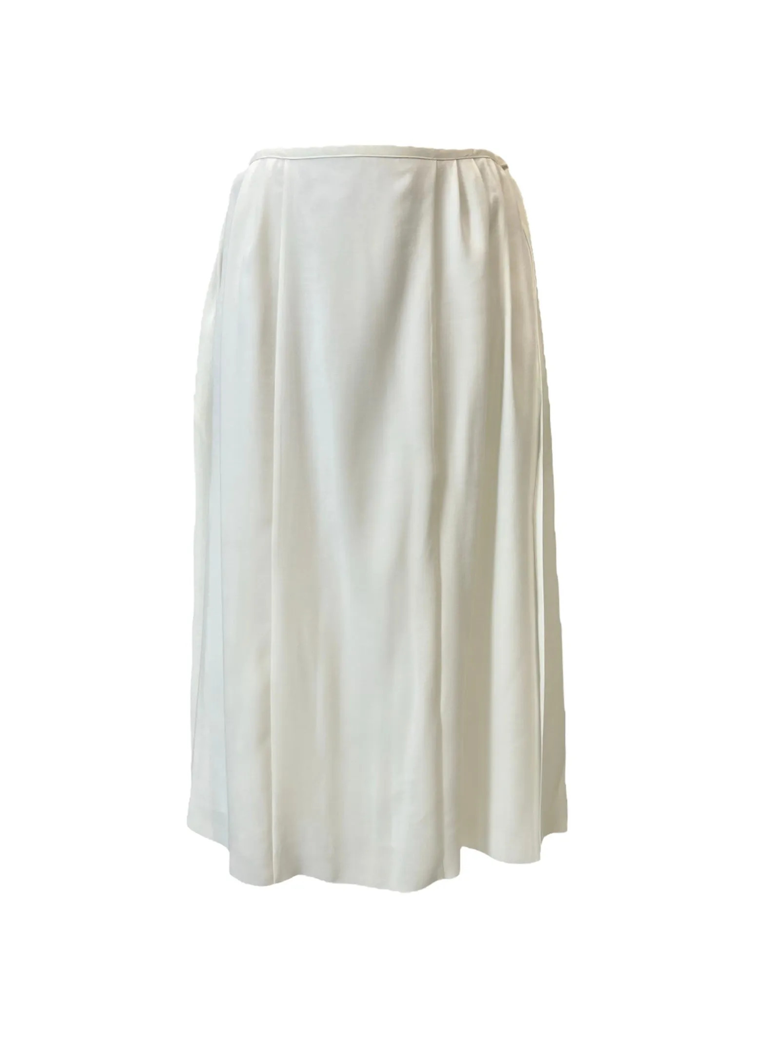 Silk Midi Skirt