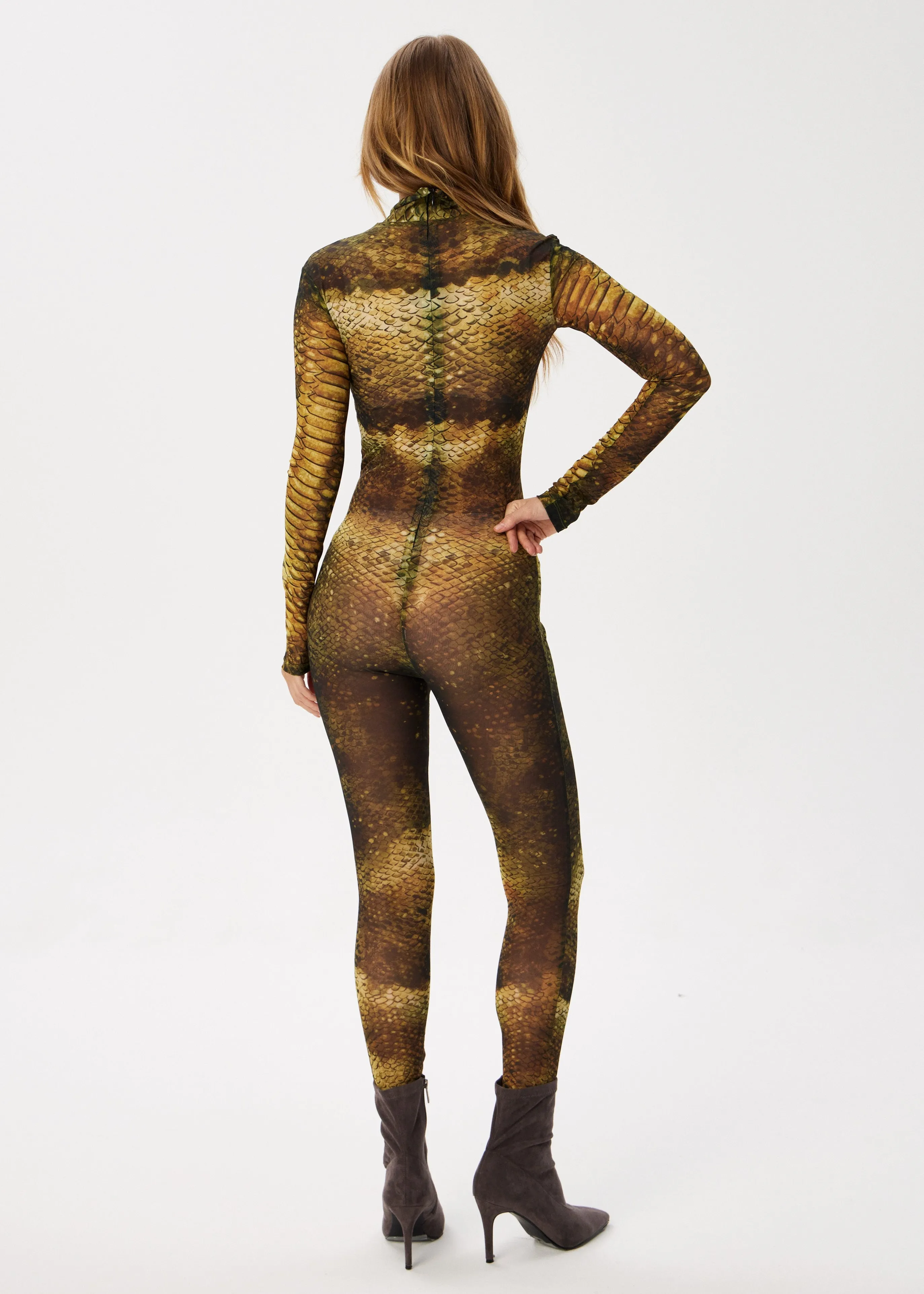 Snake Skin Tattoo Jampsuit  Luxe Edition