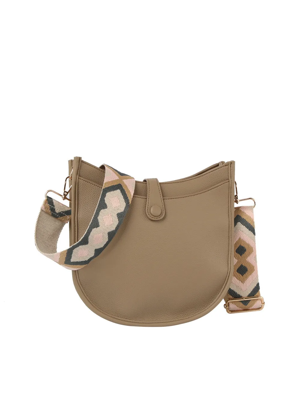 Structured crossbody with guitar strap