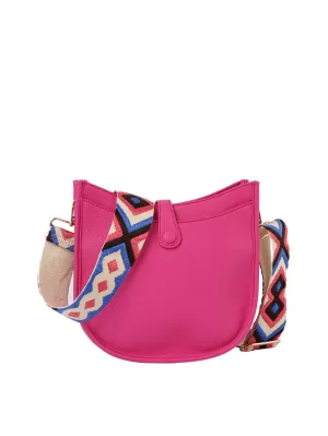 Structured crossbody with guitar strap