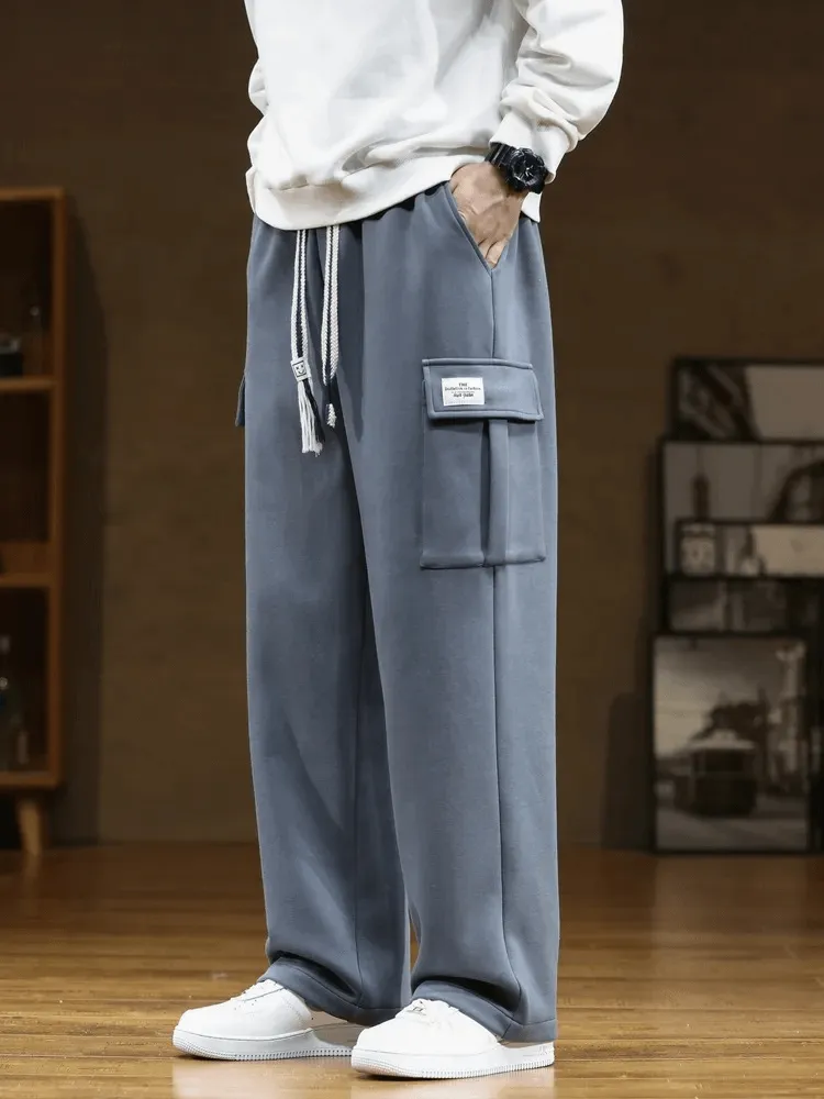 Stylish Sports Men's Pants with Several Pockets - SF1977