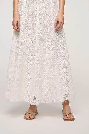 TIGLIO PAISLEY LACE SKIRT