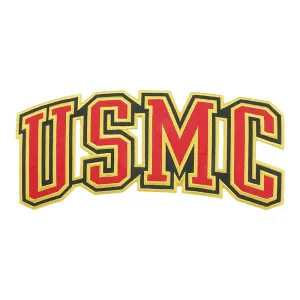 USMC Patch, 12 Inch Marine Corps Iron on Patch