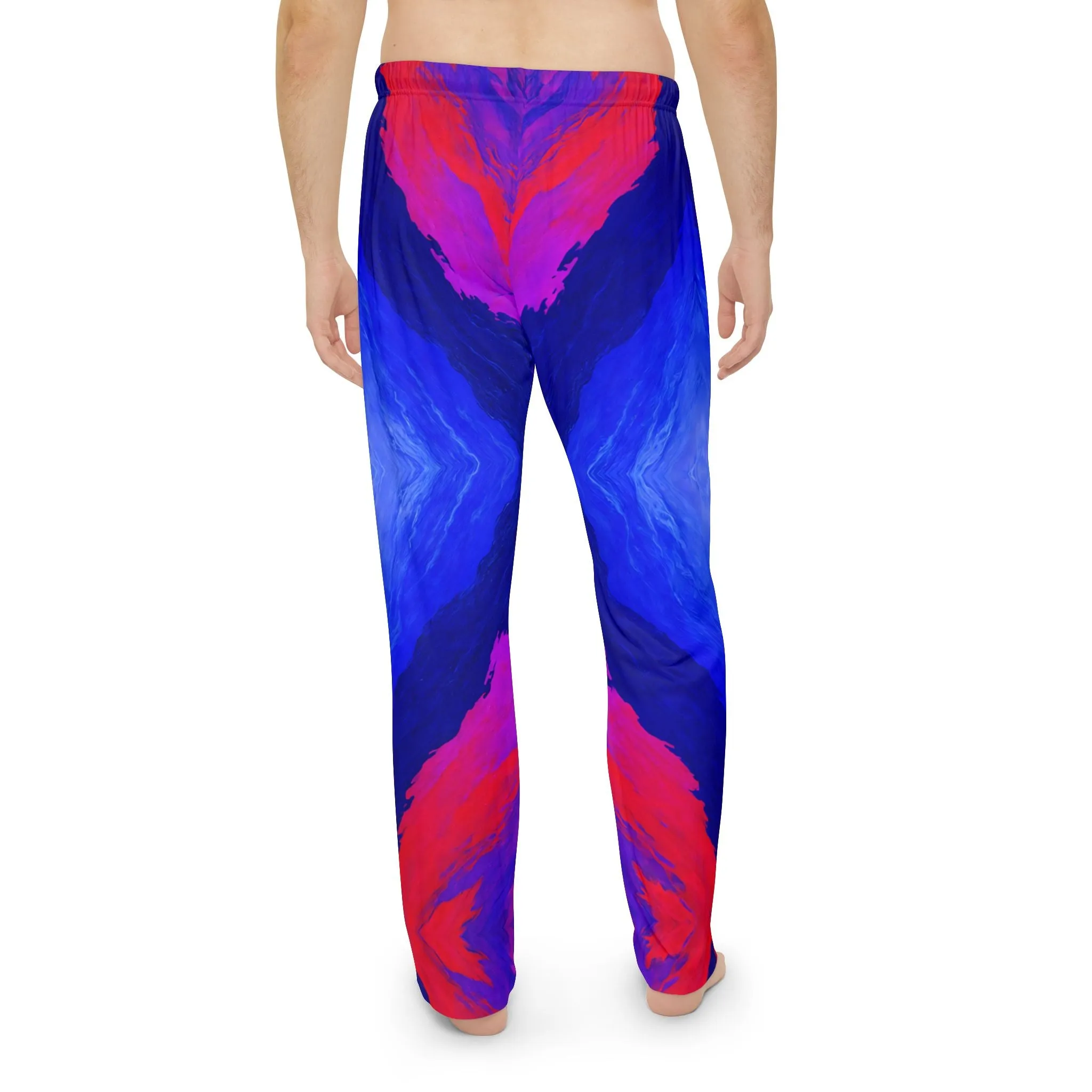 Vibrant Abstract Men's Pajama Pants - Stylish Comfort for Relaxation