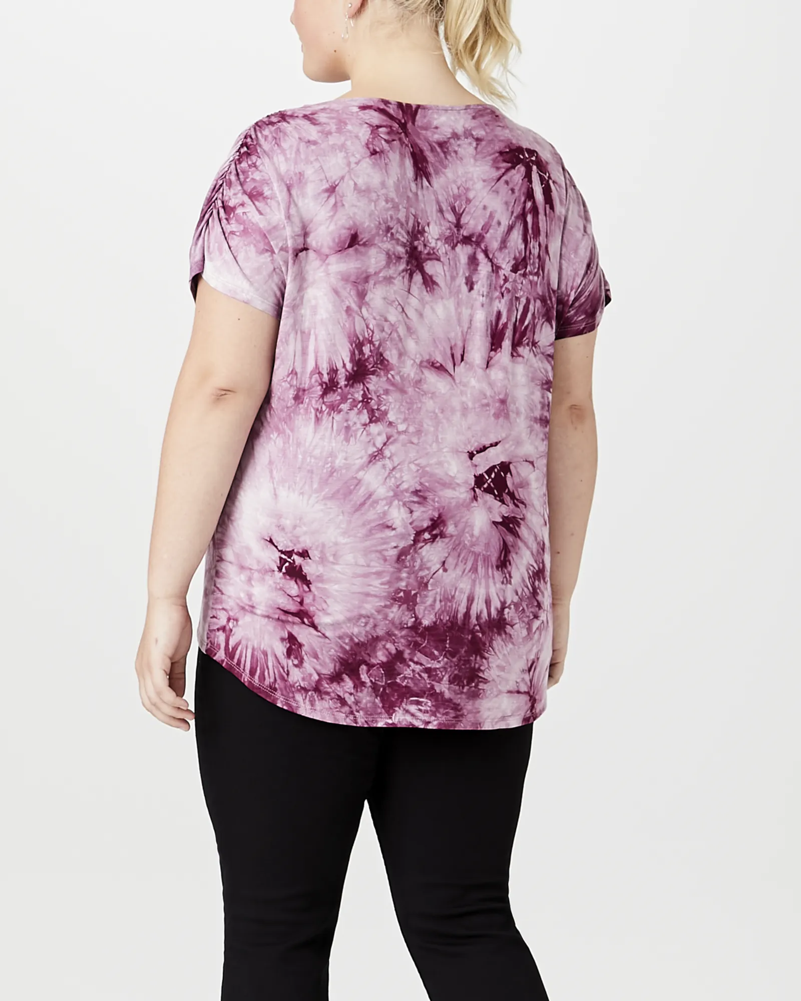 Willow Muscle Tee | Purple / Black