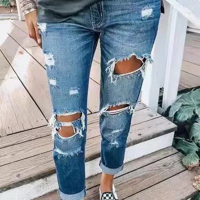 women Ripped jeans