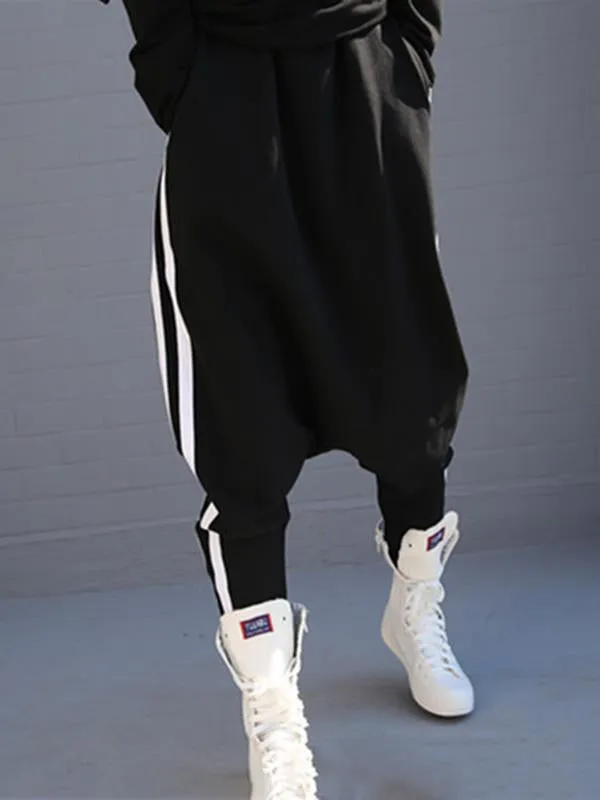 xakxx Loose Striped Empire Harem Pants