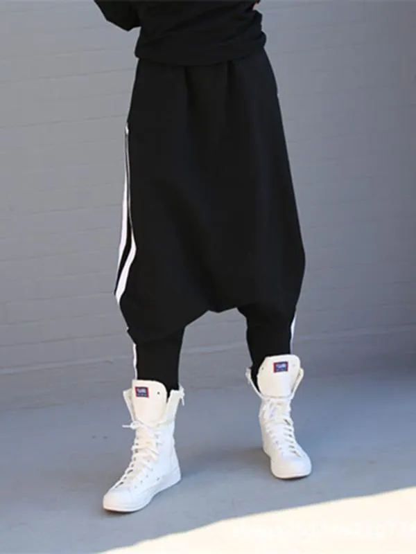 xakxx Loose Striped Empire Harem Pants