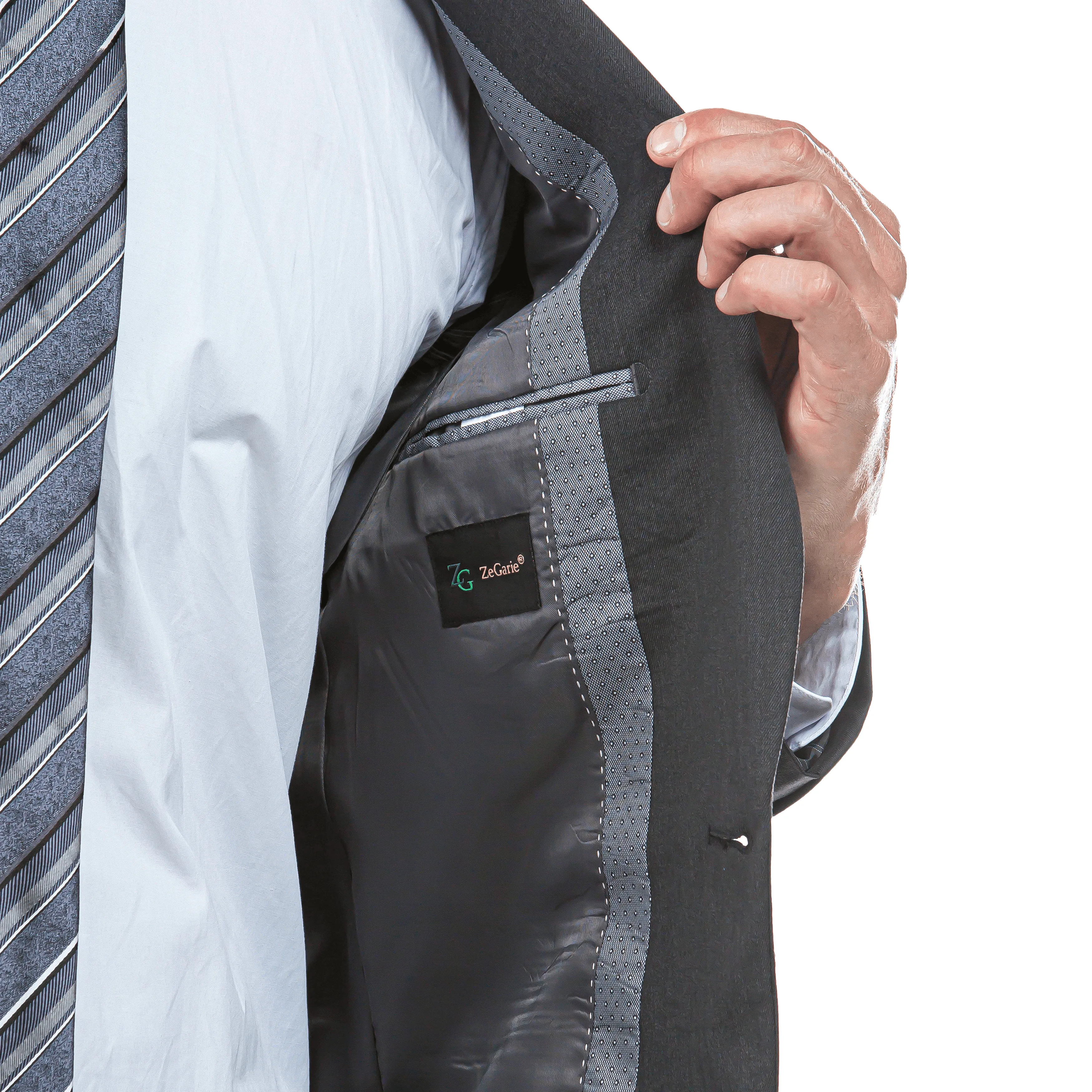 Zegarie Slim Fit Suit Separates Jacket, Gunpowder Grey