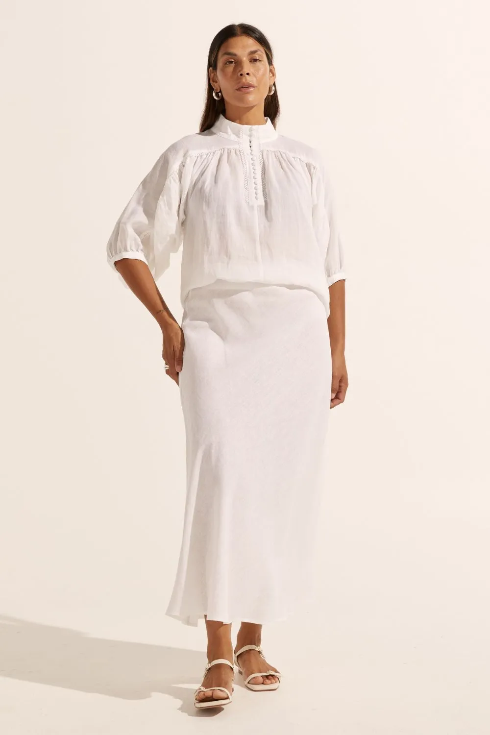 Zoe Kratzmann, Blend Skirt | Porcelain